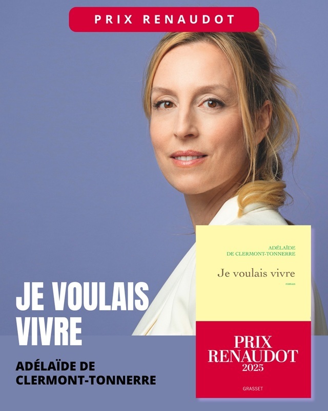 Adélaïde de Clermont-Tonnerre, laureată a Premiului Renaudot 2025