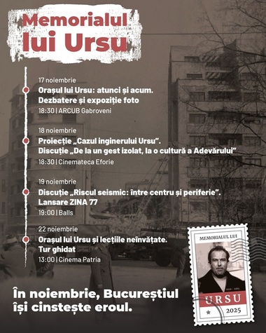 Comemorarea inginerului Gheorghe Ursu - Documentar, dezbateri şi tur ghidat la Cluj şi în Bucureşti