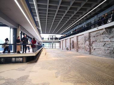 Constanţa - Edificiul Roman cu Mozaic a fost redeschis. Accesul este gratuit până la sfârşitul anului - FOTO