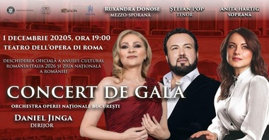 Anul Cultural România - Italia 2026, deschis oficial printr-un concert de gală susţinut la Roma, de Ziua Naţională a României