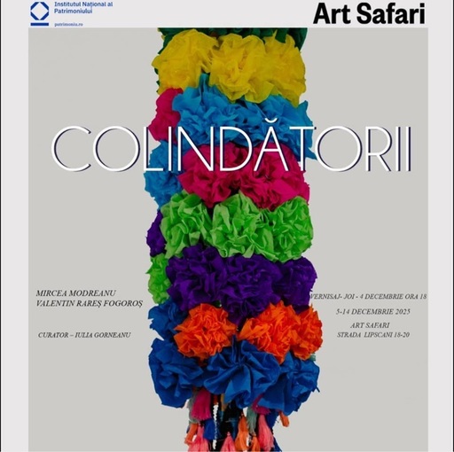 Expoziţie dedicată practicii străvechi a colindatului - 12 feciori în ceată, cu 12 costume arhaice din 12 sate, vor fi prezenţi la Palatul Dacia-România