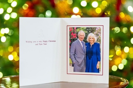 Regele Charles şi regina Camilla au prezentat felicitarea de Crăciun pentru 2025