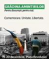 „Grădina Amintirilor”, demers civic în Piaţa Revoluţiei - Înregistrări autentice din decembrie 1989, expoziţie cu imagini-document ale Revoluţiei, tururi ghidate