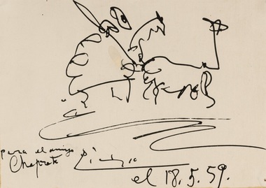 O parte a colecţiei Darius Vâlcov, conţinând între altele o lucrare de Picasso, se vinde la licitaţie prin executare silită