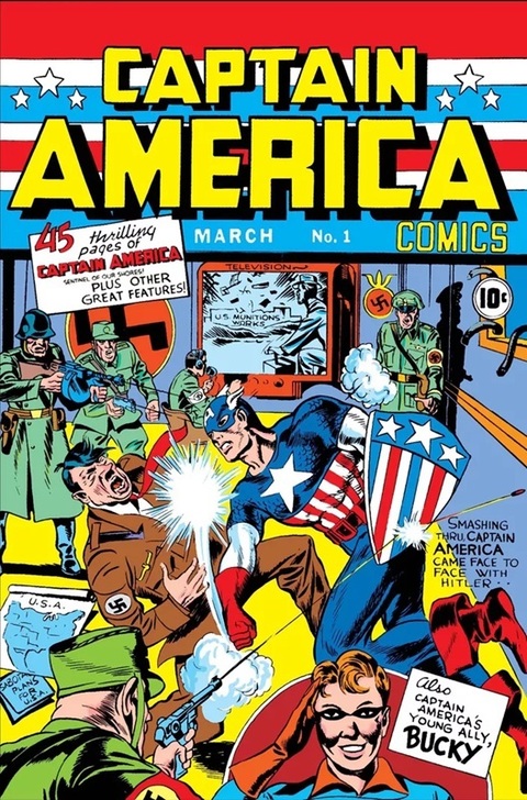 Primul număr al revistei „Captain America” intră în colecţiile Muzeului Holocaustului de la Washington