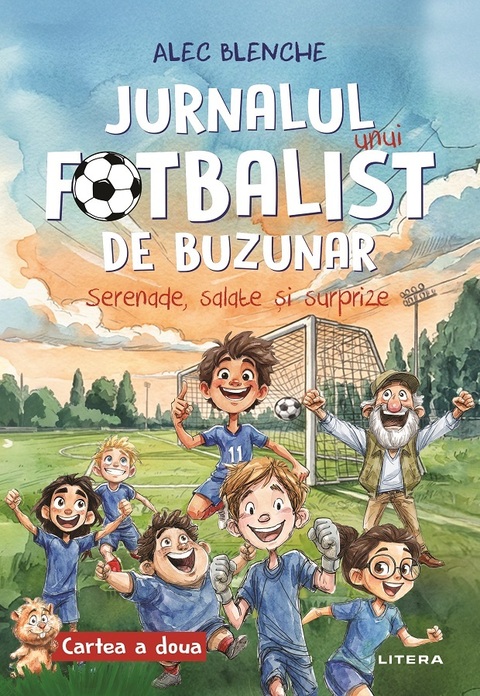 Volumul 2 din „Jurnalul unui fotbalist de buzunar" de Alec Blenche, disponibil în librării