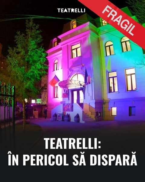 Biletele pentru spectacolele din mai la Teatrelli se pun în vânzare la 1 aprilie. În semn de protest, trei dintre reprezentaţii vor fi anulate