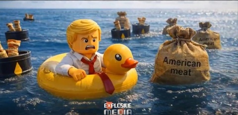YouTube elimină un canal pro-iranian care difuza videoclipuri generate de AI cu Trump sub formă de figurine Lego - VIDEO
