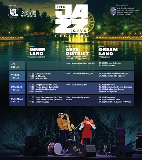 The Jazz Cave Festival 2026 - 21 de formaţii din Europa, America de Nord şi America de Sud, la Vâlcea