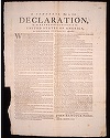 Un exemplar rar al Declaraţiei de Independenţă a SUA, descoperit de Arhivele Naţionale ale Regatului Unit printre documentele unei nave americane capturate