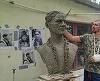 Suceava: Bust al partizanului anticomunist Vasile Motrescu, realizat pentru viitorul memorial de la Vicovu de Jos