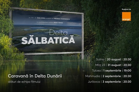 Caravana „Delta Sălbatică” - Proiecţii gratuite în Delta Dunării, la Sulina, Mila 23, Tulcea, Mahmudia şi Jurilovca/ VIDEO