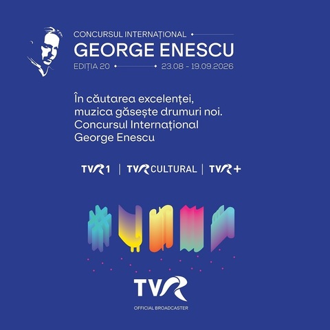 Televiziunea Română transmite ediţia aniversară a Concursului Internaţional "George Enescu" 2026