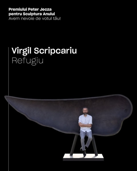 Virgil Scripcariu a câştigat cu lucrarea „Refugiu” Premiul „Peter Jecza” pentru Scultptura Anului 2026