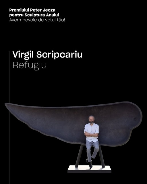 Virgil Scripcariu a câştigat cu lucrarea „Refugiu” Premiul „Peter Jecza” pentru Scultptura Anului 2026
