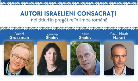 Volume noi de David Grossman, Zeruya Shalev, Yuval Noah Harari, Meir Shalev, în premieră în limba română