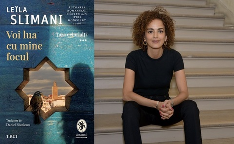 Leïla Slimani, una dintre marile voci ale literaturii francofone contemporane, încheie trilogia „Ţara celorlalţi” cu „Voi lua cu mine focul”