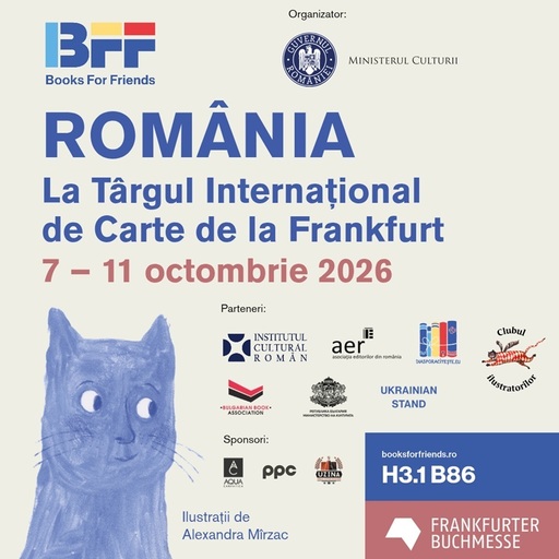 România la Târgul de Carte de la Frankfurt 2026 - Lansări în limba germană, dialoguri literare şi întâlniri profesionale