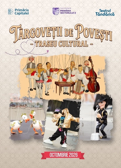 Cinci spectacole ale Teatrului Ţăndărică vor fi jucate în Piaţa Obor, în perioada 10-24 octombrie