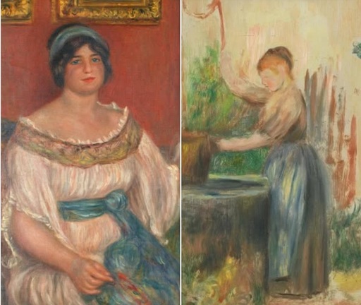 Spargere la Muzeul Renoir din Cagnes-sur-Mer - Unul dintre cele două tablouri recuperate a fost rupt