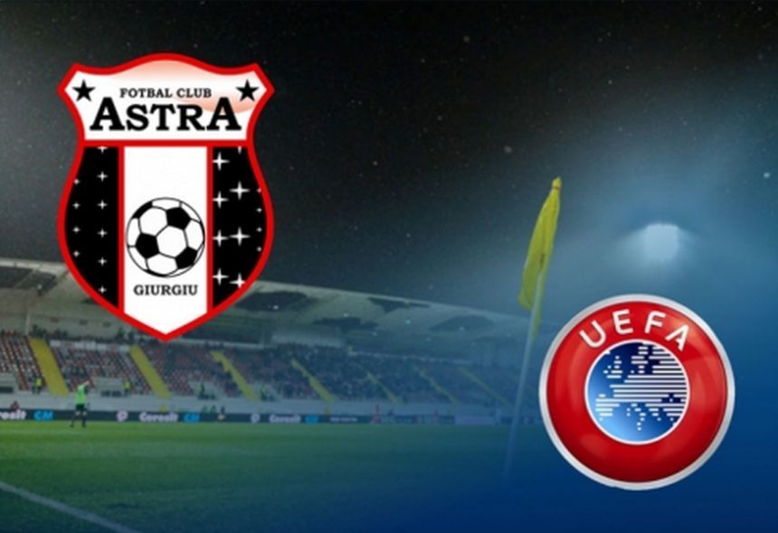 Astra Giurgiu anunţă că a primit de la UEFA dreptul de a participa în sezonul viitor în cupele europene