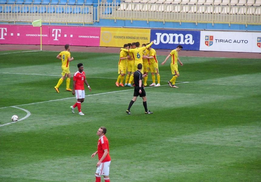 România - Ţara Galilor, scor 2-1, în preliminariile CE-2017 la tineret