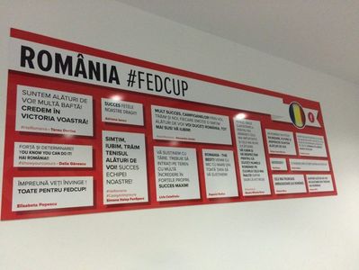 Fanii echipei de Fed Cup a României, invitaţi să scrie mesaje de susţinere care vor fi postate în vestiar la meciul cu Germania