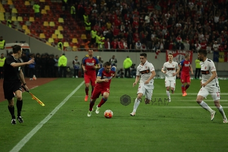 Steaua şi Dinamo au remizat, scor 1-1, în derbiul etapei a VI-a a play-off-ului Ligii I - GALERIE FOTO
