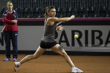"Sfert" românesc la Madrid Open: Simona Halep - Irina Begu