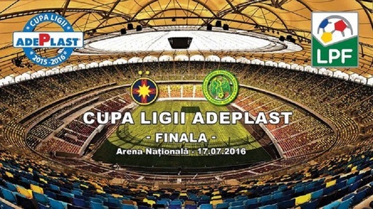 Finala Cupei Ligii Adeplast a început. Steaua îşi apără trofeul în faţa Concordiei Chiajna
