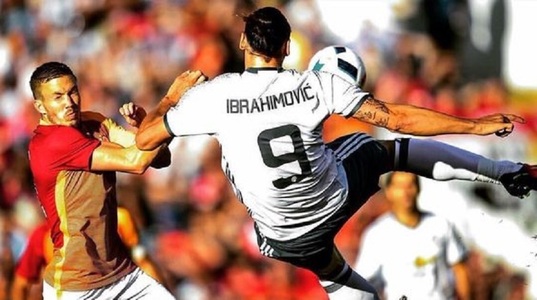 Gol spectaculos marcat de Ibrahimovici la debutul la Manchester United - VIDEO