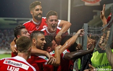 Dinamo a învins Poli Timişoara, scor 2-1, în etapa a doua a Ligii I