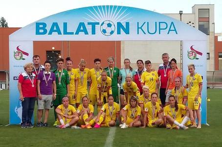 Naţionala de fotbal feminin a României a fost învinsă de Belarus, scor 5-2, în finala Cupei Balaton