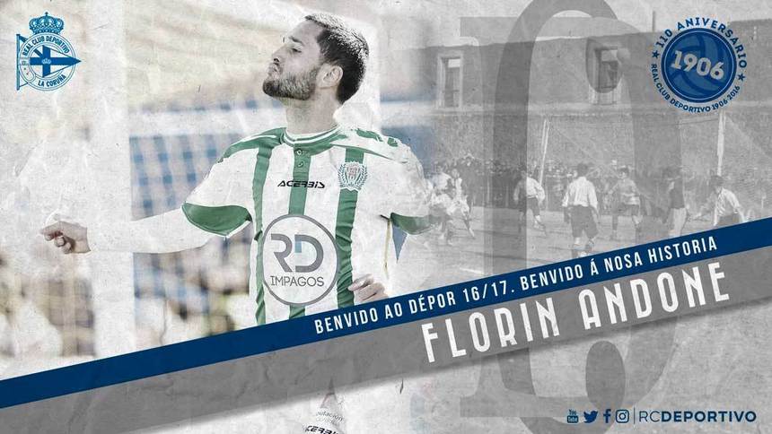 Florin Andone a început antrenamentele la Deportivo La Coruna