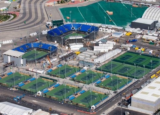 Centrul olimpic de tenis (Foto: rio2016.com)