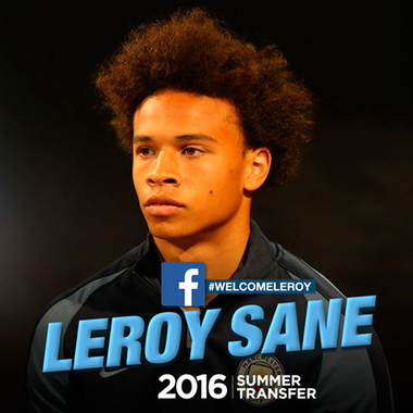 Manchester City l-a achiziţionat pe mijlocaşul german Leroy Sane