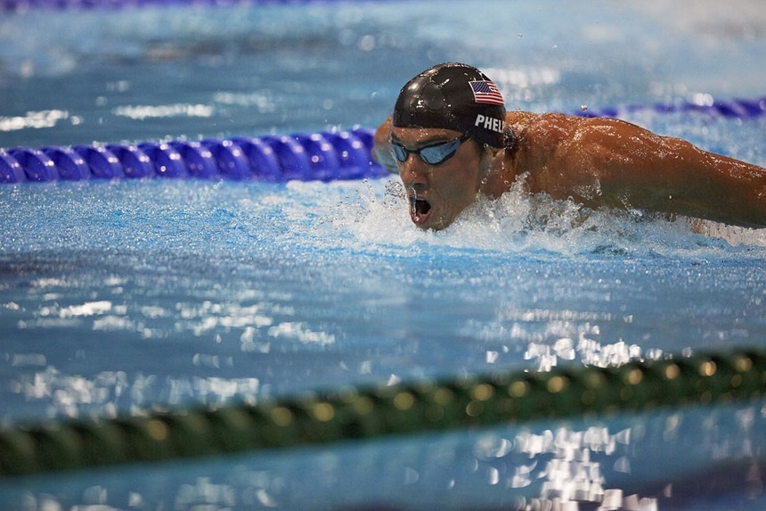 Michael Phelps, învins în finala la 100 metri fluture