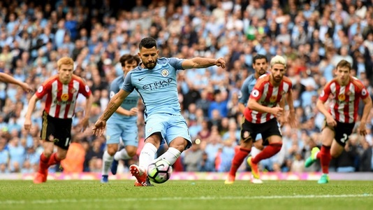 Victorie pentru Manchester City în prima etapă din Anglia, scor 2-1 cu Sunderland, datorită unui penalti şi unui autogol