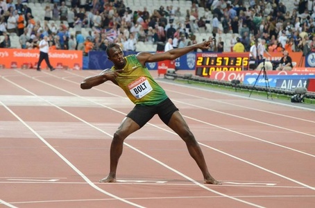 Bolt şi de Grasse au terminat semifinala de la 200 de metri râzând – FOTO, VIDEO 