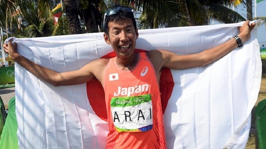 Japonezul Arai îşi păstrează bronzul la 50 km marş; Narcis Mihăilă se clasează pe locul 31