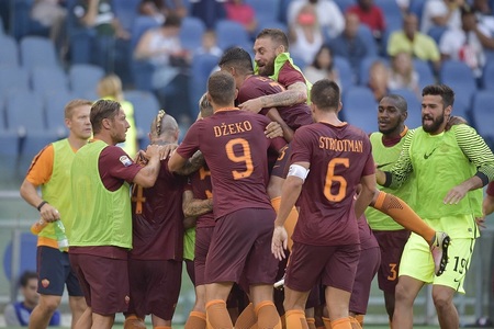Victorie cu 4-0 pentru AS Roma în faţa echipei Udinese în startul Serie A; golurile s-au marcat într-un interval de 19 minute