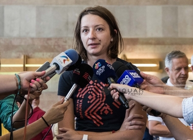 Ana Maria Popescu, la revenirea de la Rio: Am fost îmbrăcate de la ajutoare. Echipa refugiaţilor era mai bine îmbrăcată ca noi