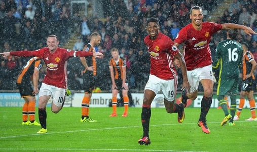 Manchester United a învins Hull City, scor 1-0, datorită unui gol marcat în minutul 90+2