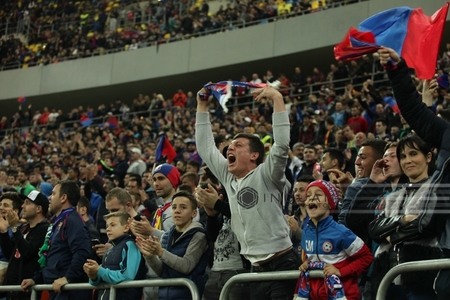 Steaua Bucureşti a învins Astra Giurgiu, scor 1-0, în Liga I. Incidente între jucători în finalul meciului