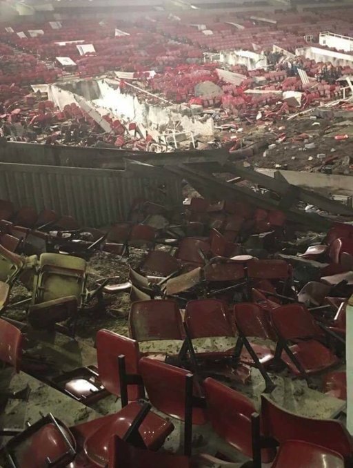 Arena Boleyn Ground aruncată în aer la filmările pentru Final Score
