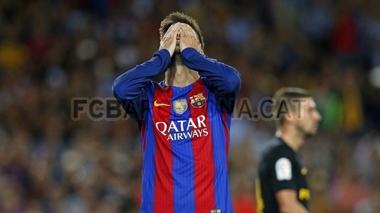 FC Barcelona şi Atletico Madrid au terminat la egalitate, scor 1-1, în La Liga. Messi a părăsit terenul accidentat