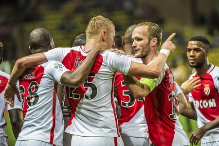 AS Monaco a fost condusă de Angers, dar a revenit şi s-a impus cu 2-1
