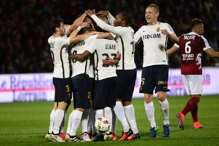 AS Monaco a obţinut cea mai categorică victorie în deplasare din istoria sa, scor 7-0 cu FC Metz