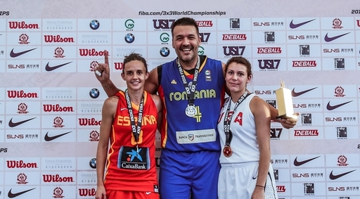 Baschetbalistul Angel Santana a câştigat concursul de aruncări de la distanţă, la CM 3x3 de la Guangzhou