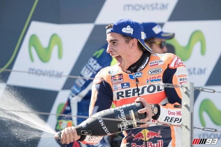 Marc Marquez a câştigat pentru a treia oară titlul mondial la MotoGP - VIDEO
